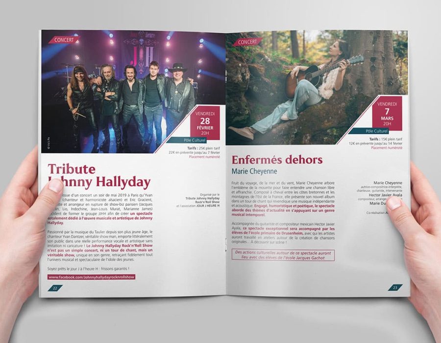 Brochure saison culturelle 2023-2024 du Pôle Culturel de Drusenheim